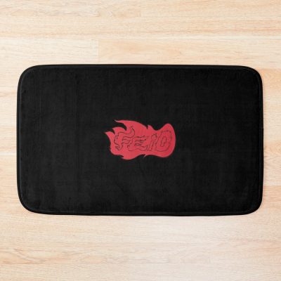 Feid Logo (Red) Bath Mat Official Feid Merch