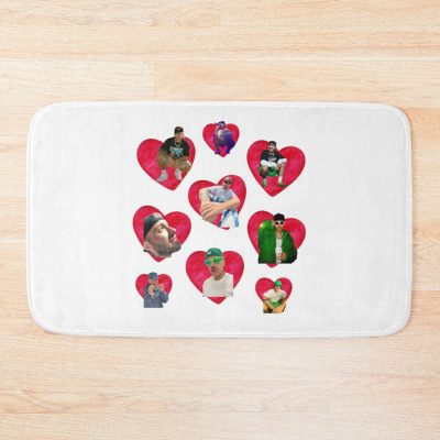 Ferxxo Sixdo Feid Hearts Bath Mat Official Feid Merch