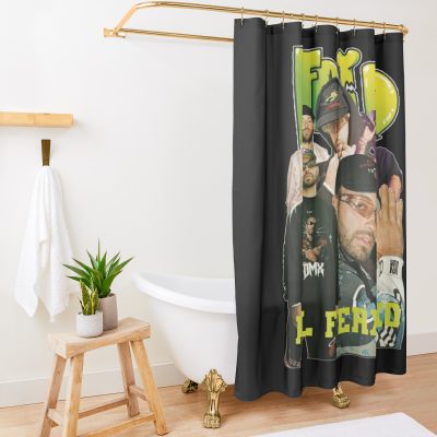 The Ferxxo  Feid Shower Curtain Official Feid Merch