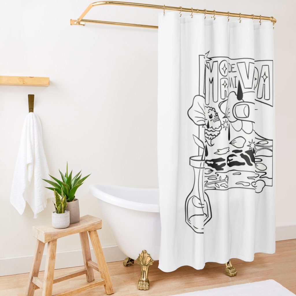 Feid Merch Amor De Mi Vida Shower Curtain Official Feid Merch