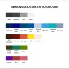 tank top color chart - Feid Merch