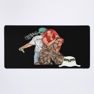 Feid And Karol G T-Shirt | Ferxxo Sticker With La Bichota - Feid And Karol G Mouse Pad Official Cow Anime Merch