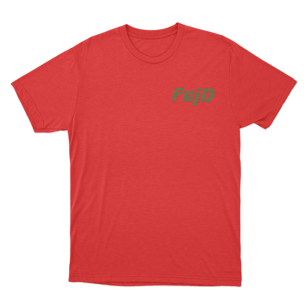 FEID Wordmark Unisex T Shirt Red FEID Wordmark Unisex T Shirt Red